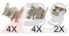 OJD 1244 Accessory Kit, disc brake pads